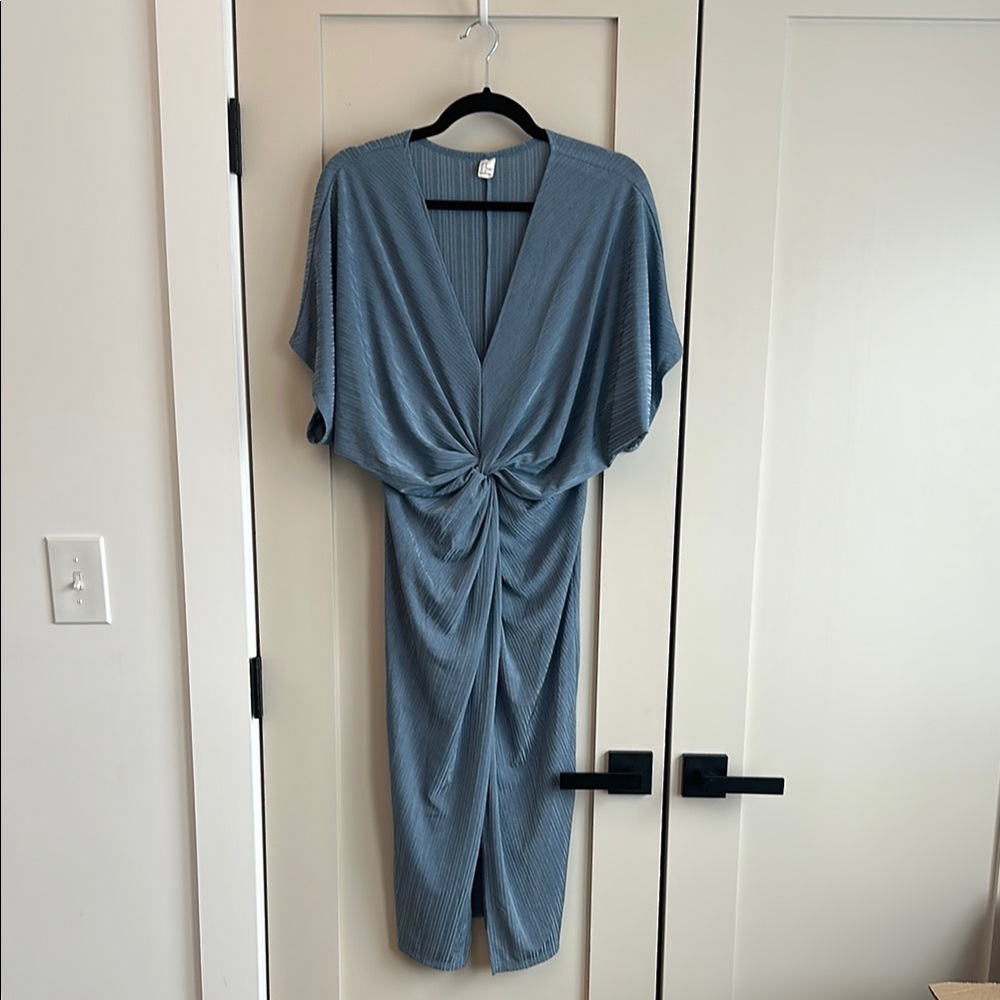 Lulu's Blue Midi Dress